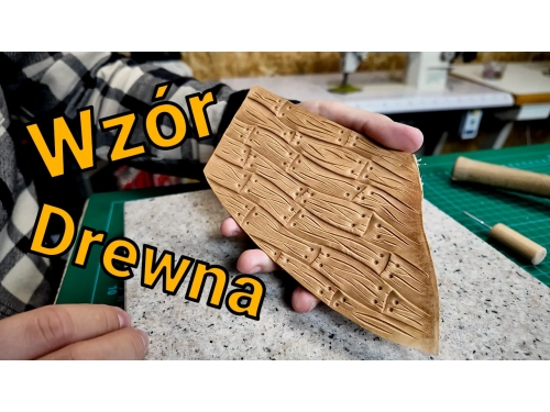 Jak zrobić wzór drewna na skórze naturalnej ?